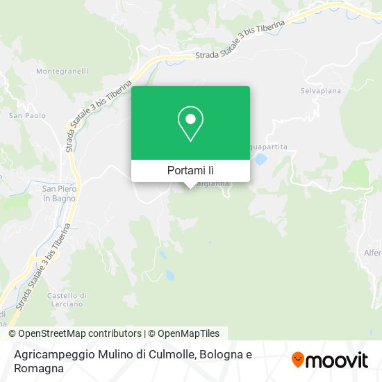 Mappa Agricampeggio Mulino di Culmolle