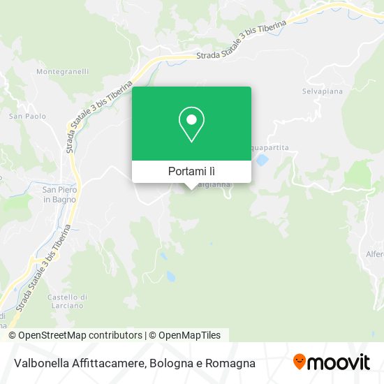 Mappa Valbonella Affittacamere