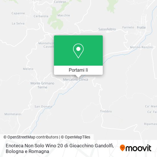 Mappa Enoteca Non Solo Wino 20 di Gioacchino Gandolfi
