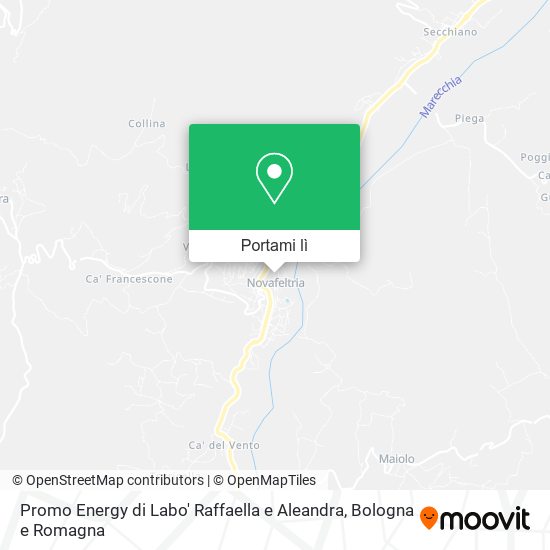 Mappa Promo Energy di Labo' Raffaella e Aleandra