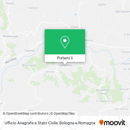 Mappa Ufficio Anagrafe e Stato Civile