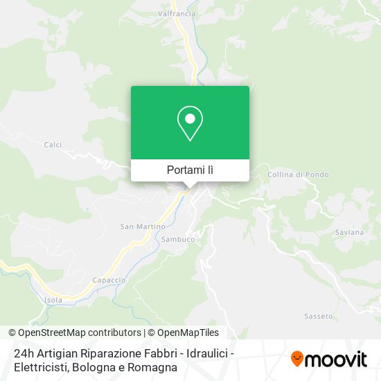 Mappa 24h Artigian Riparazione Fabbri - Idraulici - Elettricisti