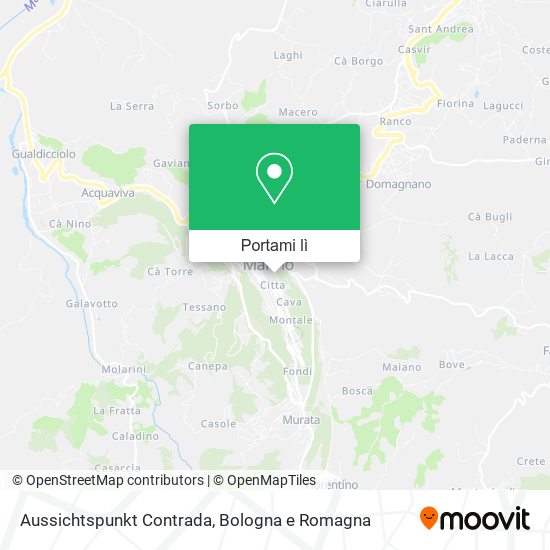 Mappa Aussichtspunkt Contrada