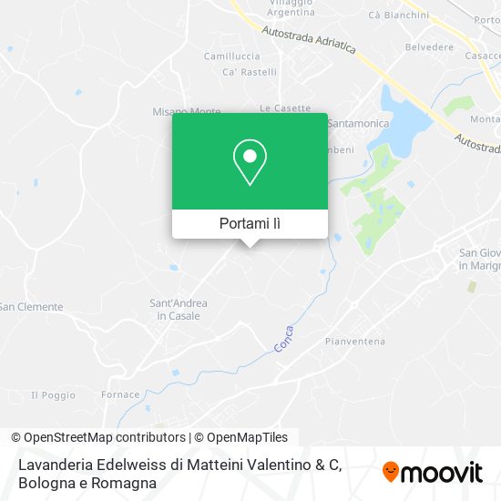 Mappa Lavanderia Edelweiss di Matteini Valentino & C