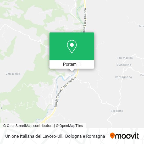 Mappa Unione Italiana del Lavoro-Uil.