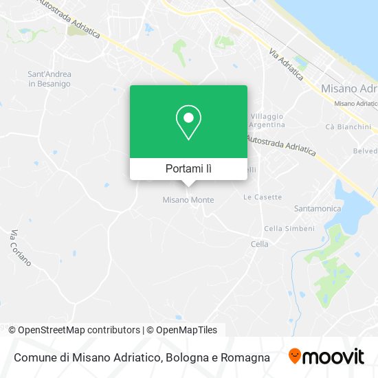 Mappa Comune di Misano Adriatico