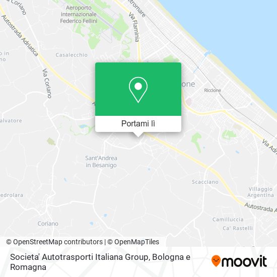 Mappa Societa' Autotrasporti Italiana Group