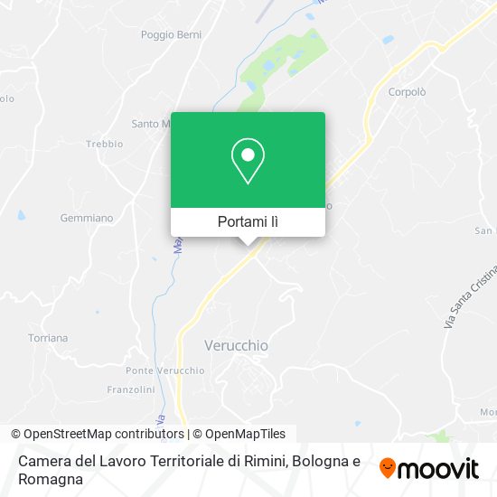 Mappa Camera del Lavoro Territoriale di Rimini