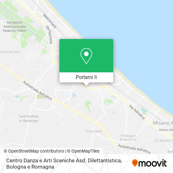 Mappa Centro Danza e Arti Sceniche Asd. Dilettantistica