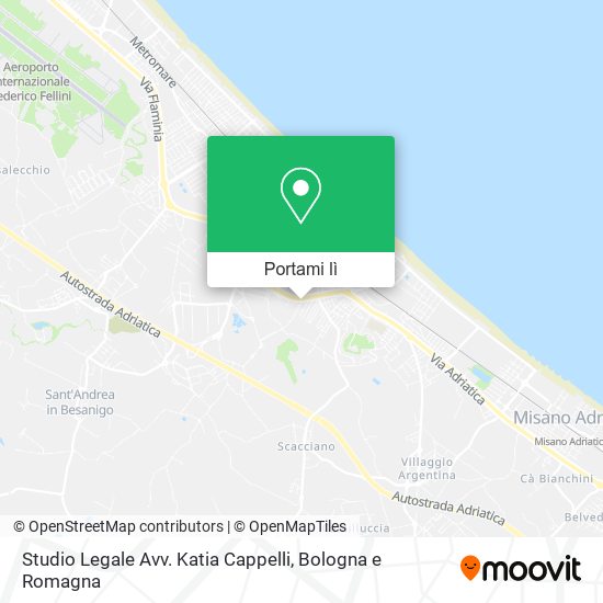Mappa Studio Legale Avv. Katia Cappelli
