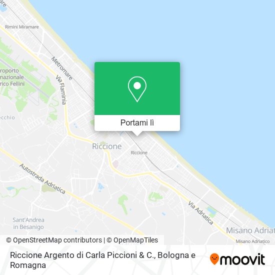 Mappa Riccione Argento di Carla Piccioni & C.