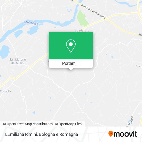 Mappa L'Emiliana Rimini
