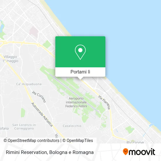 Mappa Rimini Reservation