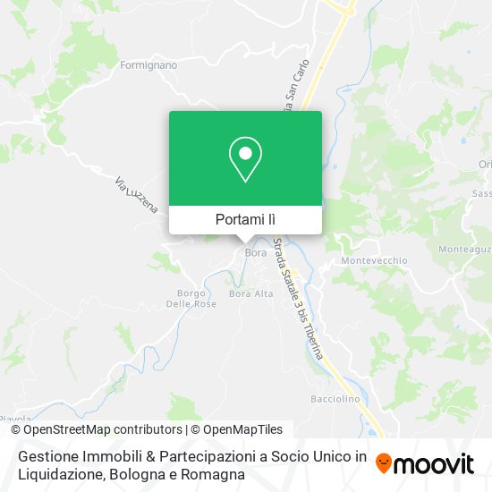 Mappa Gestione Immobili & Partecipazioni a Socio Unico in Liquidazione