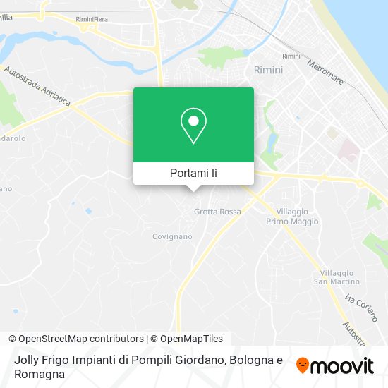 Mappa Jolly Frigo Impianti di Pompili Giordano