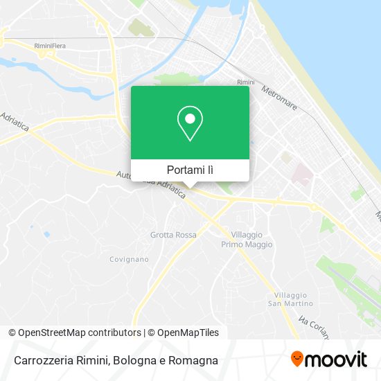 Mappa Carrozzeria Rimini