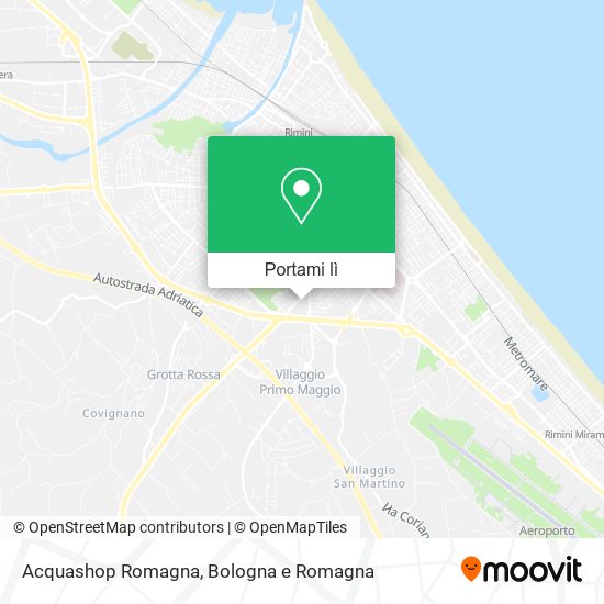 Mappa Acquashop Romagna