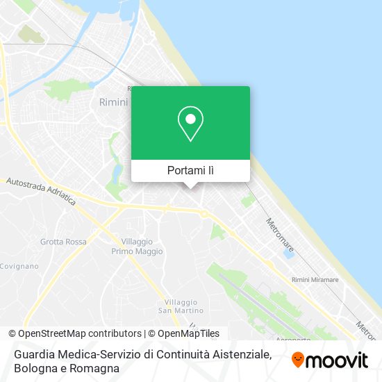 Mappa Guardia Medica-Servizio di Continuità Aistenziale