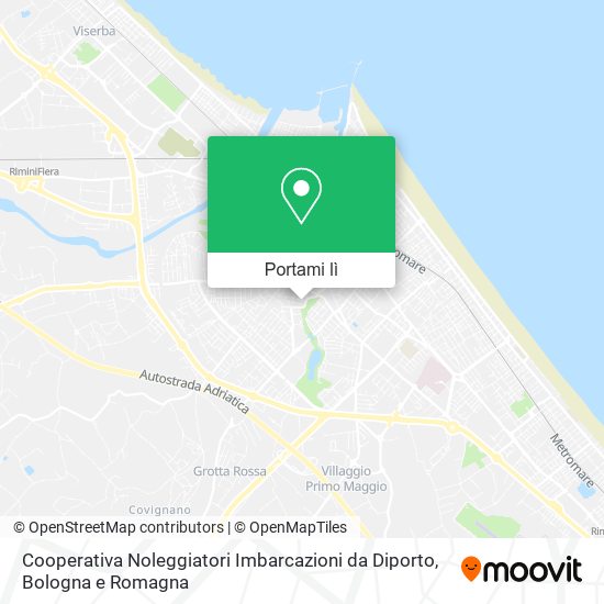 Mappa Cooperativa Noleggiatori Imbarcazioni da Diporto