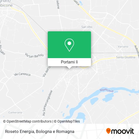 Mappa Roseto Energia