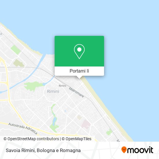 Mappa Savoia Rimini