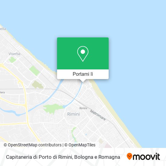 Mappa Capitaneria di Porto di Rimini