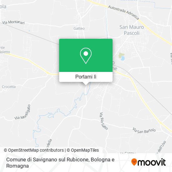 Mappa Comune di Savignano sul Rubicone