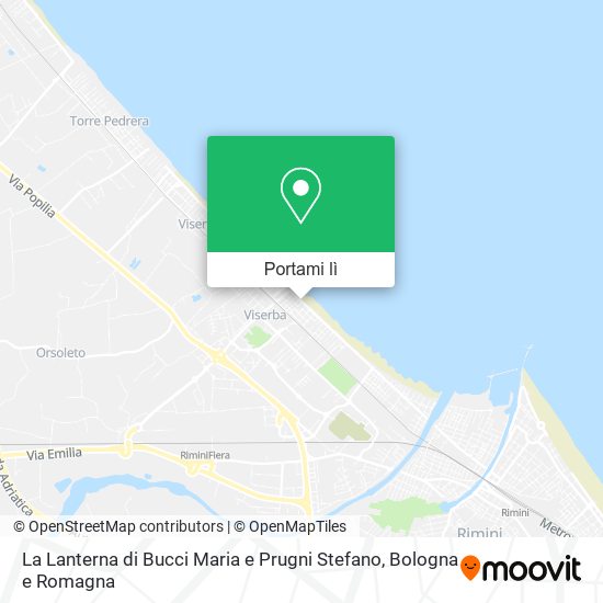 Mappa La Lanterna di Bucci Maria e Prugni Stefano