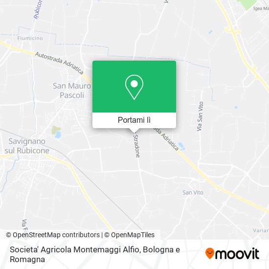 Mappa Societa' Agricola Montemaggi Alfio