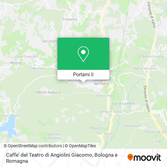 Mappa Caffe' del Teatro di Angiolini Giacomo