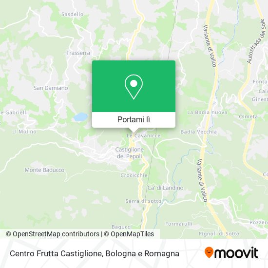 Mappa Centro Frutta Castiglione