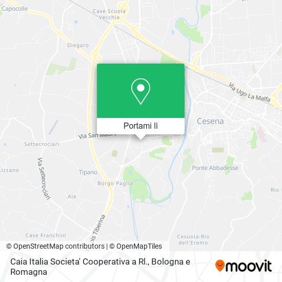 Mappa Caia Italia Societa' Cooperativa a Rl.