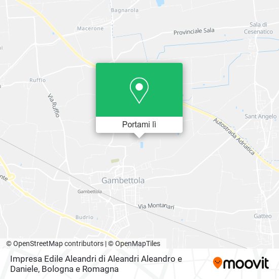 Mappa Impresa Edile Aleandri di Aleandri Aleandro e Daniele