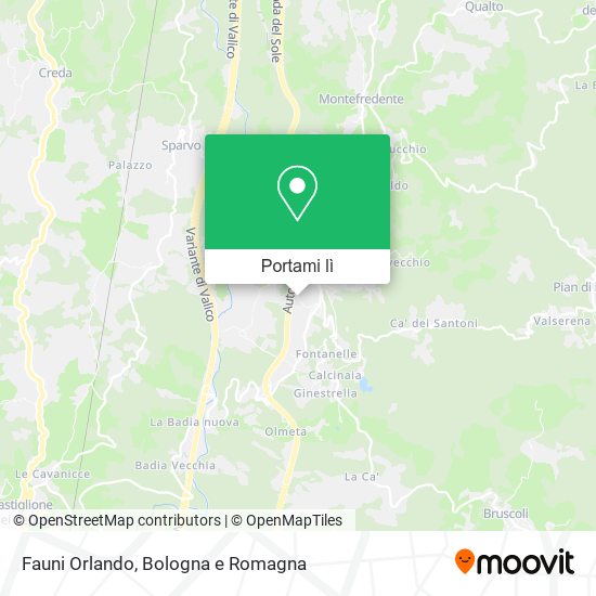 Mappa Fauni Orlando