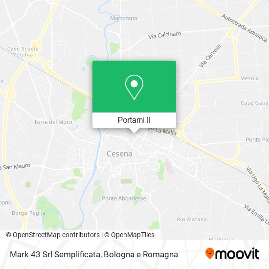 Mappa Mark 43 Srl Semplificata
