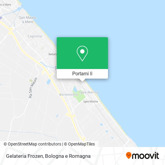 Mappa Gelateria Frozen