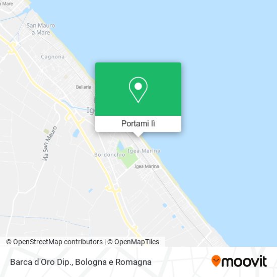 Mappa Barca d'Oro Dip.