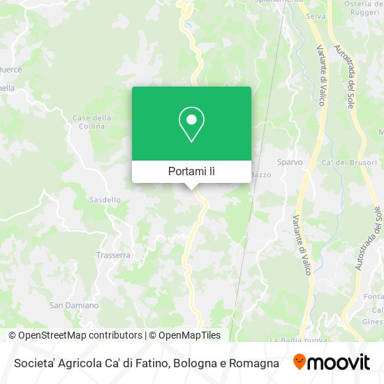Mappa Societa' Agricola Ca' di Fatino