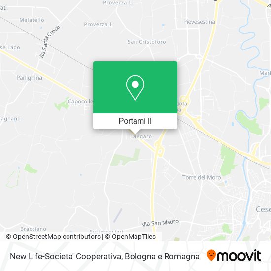 Mappa New Life-Societa' Cooperativa