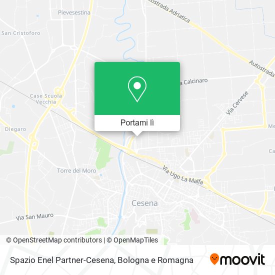 Mappa Spazio Enel Partner-Cesena