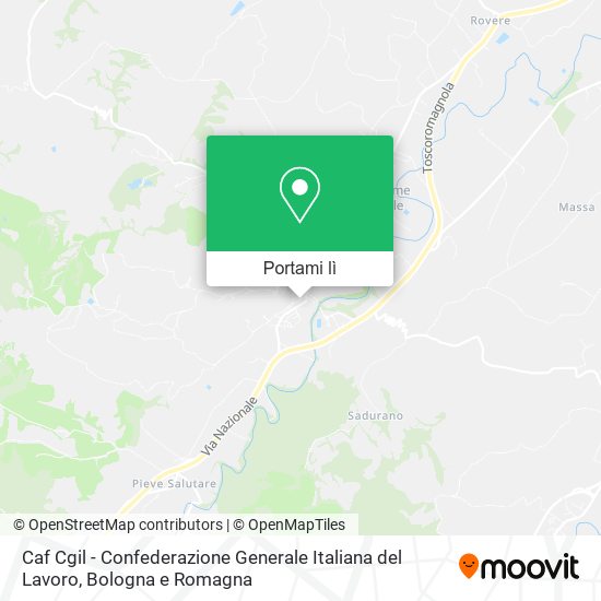 Mappa Caf Cgil - Confederazione Generale Italiana del Lavoro