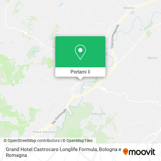 Mappa Grand Hotel Castrocaro Longlife Formula