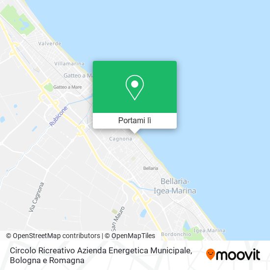 Mappa Circolo Ricreativo Azienda Energetica Municipale