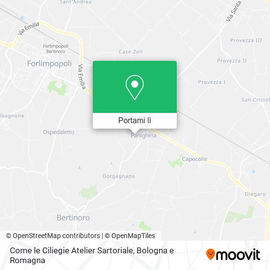 Mappa Come le Ciliegie Atelier Sartoriale