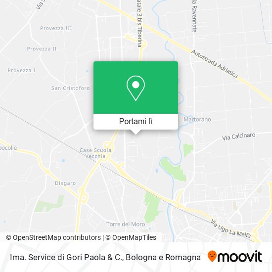 Mappa Ima. Service di Gori Paola & C.