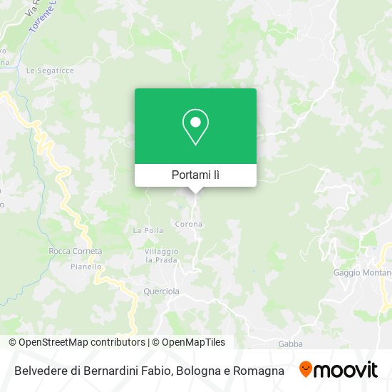 Mappa Belvedere di Bernardini Fabio
