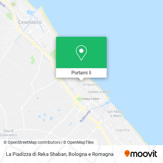 Mappa La Piadizza di Reka Shaban