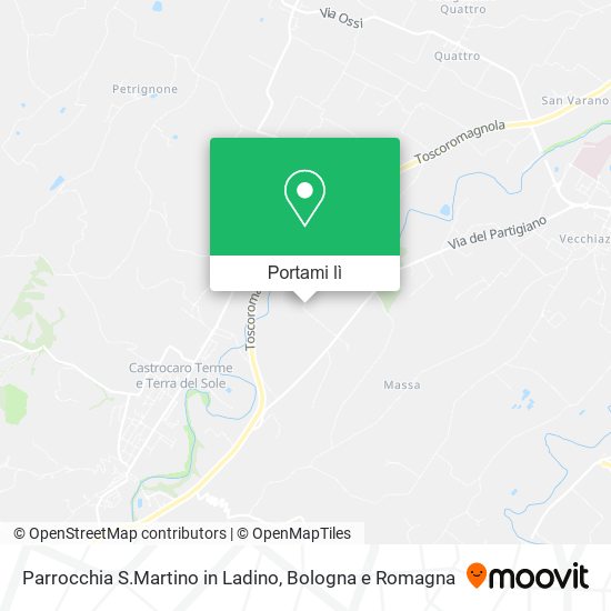 Mappa Parrocchia S.Martino in Ladino