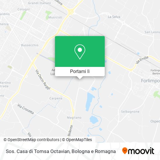 Mappa Sos. Casa di Tomsa Octavian