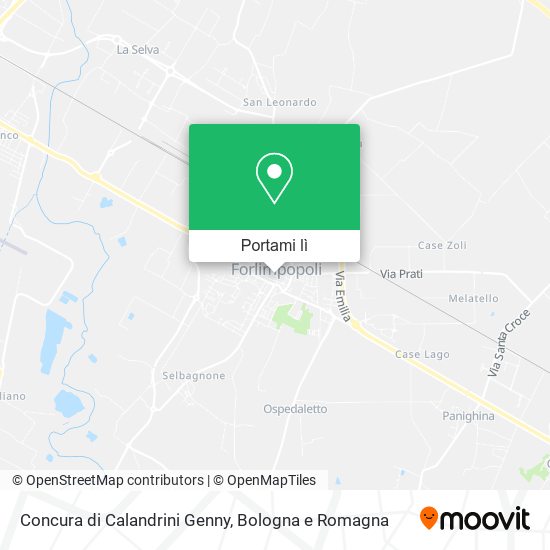 Mappa Concura di Calandrini Genny
